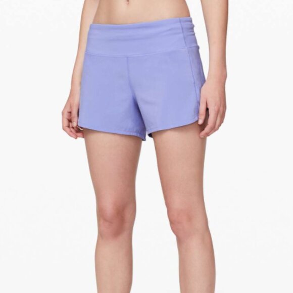 Lululemon Speed Up Short *Long 4" Hydrangea Blue - Picture 1 of 4